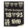 VfB Stuttgart Leuchtsticker 8tlg Aufkleberkarte nachtleuchtend Aufkleber Sticker