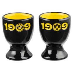Borussia Dortmund Eierbecher - 1909 - 2er Set schwarz BVB 09