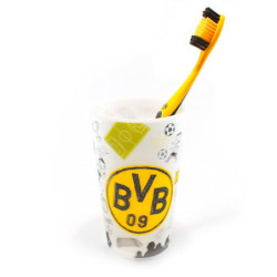 Borussia Dortmund Zahnpflege Set - Kritzel - (Zahnbürste + Zahnputzbecher) BVB 09