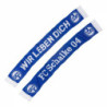FC Schalke 04 Strickschal - Wir leben dich - blau/weiß Fanschal Schal S04