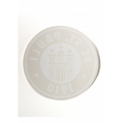FC St. Pauli Aufkleber Autoaufkleber XXL Sticker Logo groß rund weiß Innen