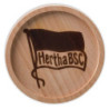 Hertha BSC Berlin Untersetzer Holz - Logo - Getränkeuntersetzer HBSCB