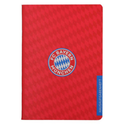 FC Bayern München Hausaufgabenheft Rot FCB Schulheft Heft A5