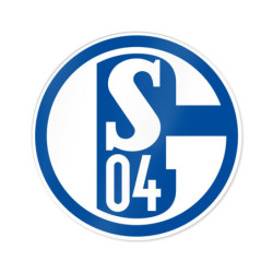 FC Schalke 04 Autoaufkleber Logo blau-weiß | 8 cm | Aufkleber | Sticker S04