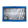 FC Schalke 04 Zimmerfahne - Eurofighter - mit Ösen 90 x 140 cm Fahne Flagge S04