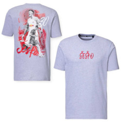 RB Leipzig Kinder T-Shirt - Šeško - grau Shirt RBL - Größe 116 bis 164