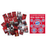FC Bayern München Schokoladentäfelchen 15 Stück Schokolade - Plus Logo-Aufkleberkarte FCB
