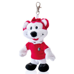 SC Freiburg Schlüsselanhänger - Füchsle - 14 cm Plüsch Anhänger
