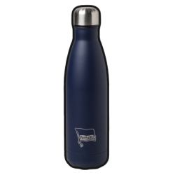 Hertha BSC Berlin Edelstahl Trinkflasche  - Logo - NAVY 0,5 l Flasche Thermosflasche HBSCB