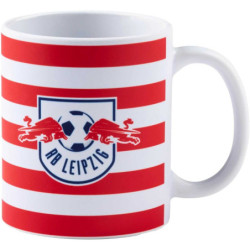 RB Leipzig Tasse - Striped - rot/weiß Streifen Kaffeebecher Kaffeetasse RBL