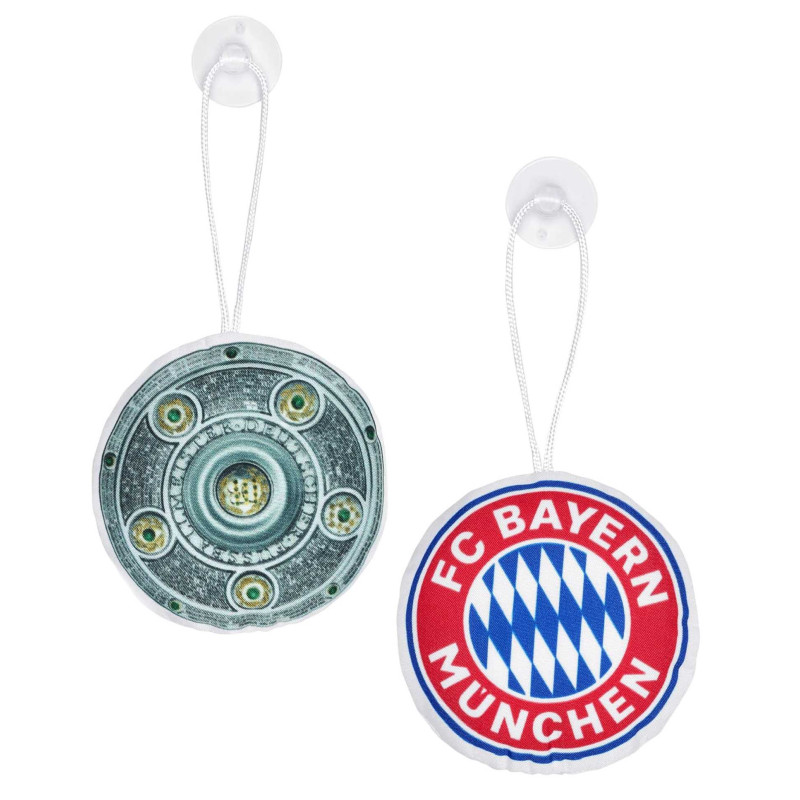 FC Bayern München Auto Anhänger - Logo & Meisterschale - mit Saugnapf FCB
