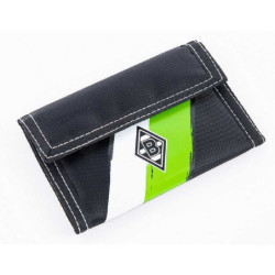 Borussia Mönchengladbach Geldbörse Nylon schwarz/weiß/grün Portmonee Geldbeutel BMG