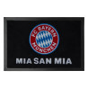 FC Bayern München Fan Fußmatte - Mia San Mia - schwarz Matte Logo Fußabtreter FCB