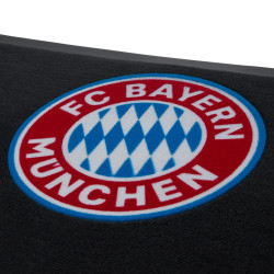 FC Bayern München Fan Fußmatte - Mia San Mia - schwarz Matte Logo Fußabtreter FCB