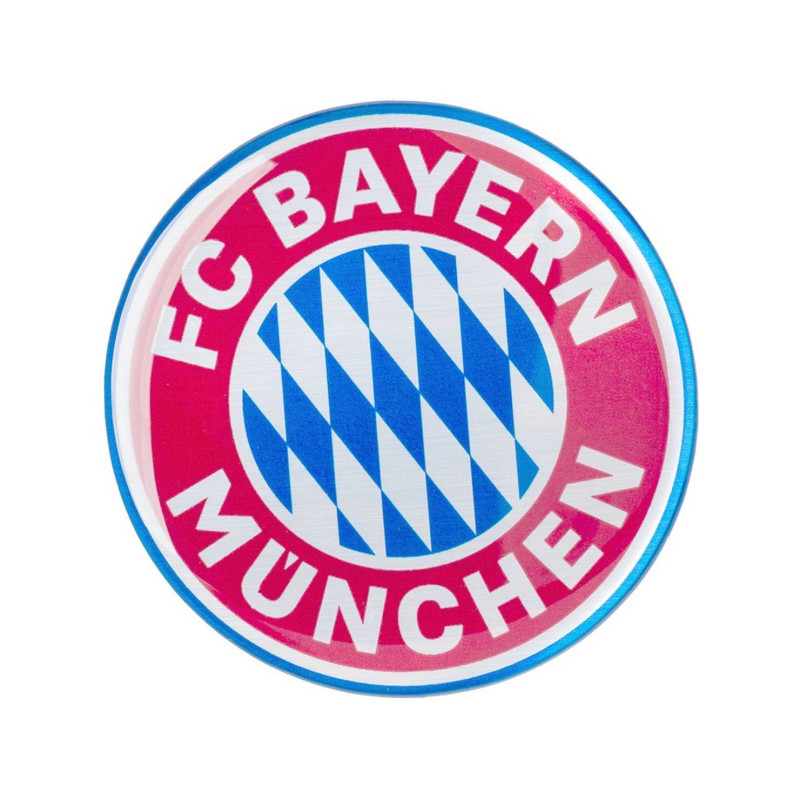 FC Bayern München Autoaufkleber - 3D Logo rot - Sticker Aufkleber FCB
