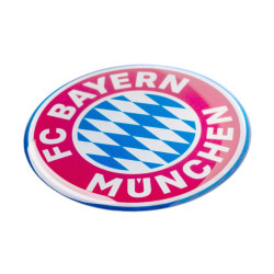 FC Bayern München Autoaufkleber - 3D Logo rot - Sticker Aufkleber FCB