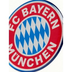 FC Bayern München Autoaufkleber - 3D Logo rot - Sticker Aufkleber FCB
