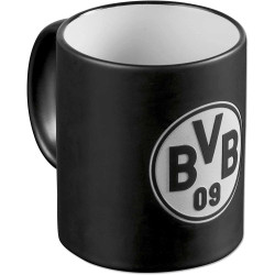 Borussia Dortmund Tasse - Skyline innen - schwarz Kaffeetasse BVB 09