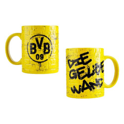 Borussia Dortmund Kaffeetasse - Gelbe Wand - Relief Tasse BVB 09