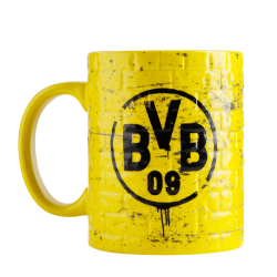 Borussia Dortmund Kaffeetasse - Gelbe Wand - Relief Tasse BVB 09