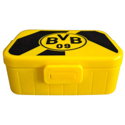 Borussia Dortmund Brotdose - Graphic - gelb/schwarz | Brotbüchse | Lunchbox | Frühstücksbox | BVB 09