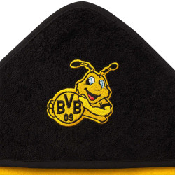 Borussia Dortmund Baby Kapuzenbadetuch - Emma - Badetuch BVB 09