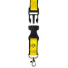Borussia Dortmund Schlüsselband mit abnehmbarem Schlüsselanhänger Lanyard Badgeholder BVB 09
