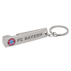 FC Bayern München Schlüsselanhänger - Flaschenöffner - silbern Anhänger Keychain FCB