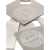 FC Bayern München Metalluntersetzer mit integriertem Flaschenöffner 4er-Set Untersetzer FCB