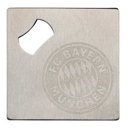 FC Bayern München Metalluntersetzer mit integriertem Flaschenöffner 4er-Set Untersetzer FCB