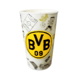 Borussia Dortmund Zahnpflege Set - Kritzel - (Zahnbürste + Zahnputzbecher) BVB 09