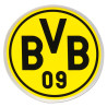 Borussia Dortmund Aufkleberkarte - Retro - 6er Set Aufkleber Sticker BVB 09