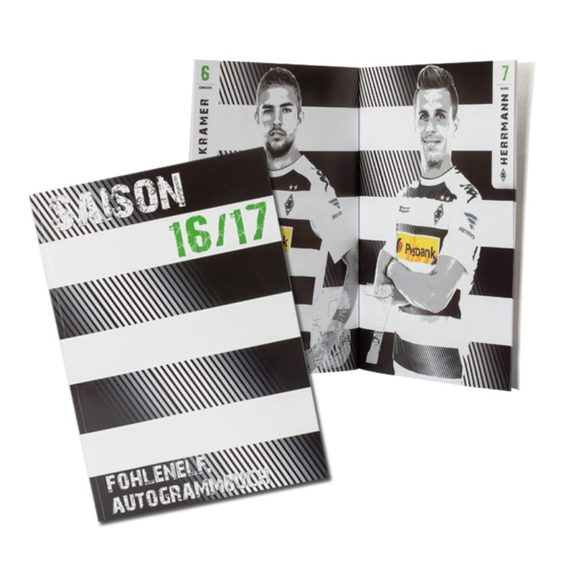 Borussia Mönchengladbach Autogrammbuch 2016/17 BMG Buch