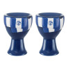 FC Schalke 04 Eierbecher 2er Set im Schal-Design S04