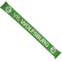 VfL Wolfsburg Schal - Logo - grün-weiß | Classic | Fanschal