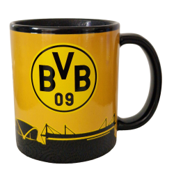 Borussia Dortmund Zaubertasse Skyline | Fußball-Hauptstadt Tasse BVB 09