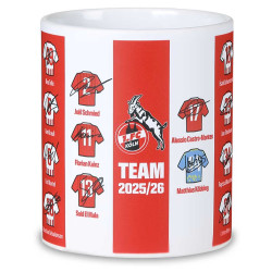 1. FC Köln Tasse Unterschriften 2025/2026 | Kaffeetasse