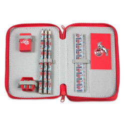 1. FC Köln Federmappe gefüllt - Cologne - Schuletui Federtasche Doppeletui