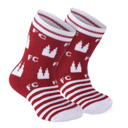 1. FC Köln Baby Geschenkbox Rot - Body, Söckchen, Halstuch | Geschenkset - Gr. 50/56 bis 74/80