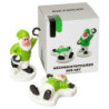 Borussia Mönchengladbach Weihnachtsfiguren 2er-Set Weihnachtsmänner Wichtel BMG