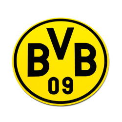 Borussia Dortmund - Mauspad - rund Mousepad BVB 09