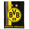 Borussia Dortmund Fleecedecke mit Streifenmuster Decke Kuscheldecke