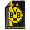 Borussia Dortmund Fleecedecke mit Streifenmuster Decke Kuscheldecke