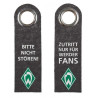 SV Werder Bremen Türhänger - Zutritt nur für Werder Fans - Türanhänger