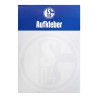 FC Schalke 04 Aufkleber XXL - Logo weiß - Maxi Sticker 20 cm Autoaufkleber S04