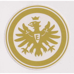 Eintracht Frankfurt Aufkleber - Logo Gold - Sticker | Ø 9cm | Autoaufkleber | SGE