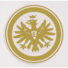 Eintracht Frankfurt Aufkleber - Logo Gold - Sticker | Ø 9cm | Autoaufkleber | SGE