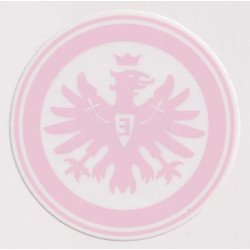 Eintracht Frankfurt Aufkleber - Logo Rot innen - inneklebend Sticker Ø 9 cm| Autoaufkleber SGE