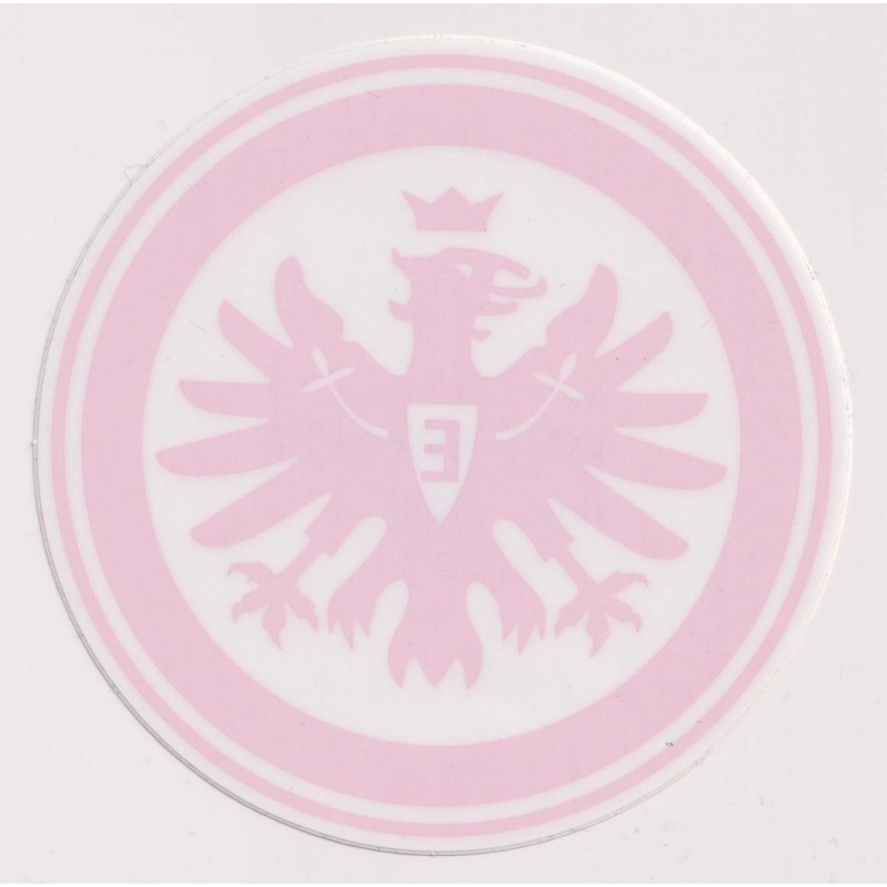 Eintracht Frankfurt Aufkleber - Logo Rot innen - inneklebend Sticker Ø 9 cm| Autoaufkleber SGE