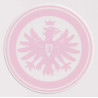 Eintracht Frankfurt Aufkleber - Logo Rot innen - inneklebend Sticker Ø 9 cm| Autoaufkleber SGE